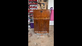 How to refinish wood furniture diy furniture restoration [upl. by Ernald319]