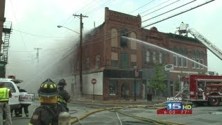 Downtown Bluffton fire under control [upl. by Zinah]