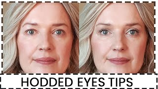 Beginners Tips for Mature Hooded Eyes  wrinkled eyelids makeup [upl. by Aztiram13]