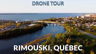 ⚜️🛩️Rimouski Quebec 4K Drone Tour Aerial Elegance with DJI Mini2  Explore the St Lawrence Beauty [upl. by Anatak398]