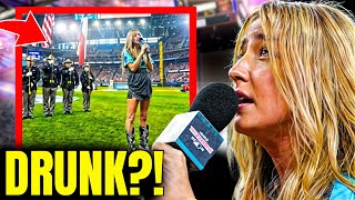 Ingrid Andress SLAYED the National Anthem While Wasted AF [upl. by Bronez]