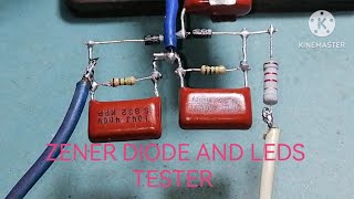 Build Your Own Leds And Zener Diode Tester [upl. by Delbert]