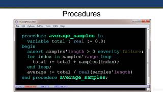 Procedures  VHDL  Tutorial 18 [upl. by Cirilla]