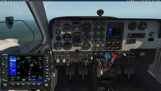 XPlane 11 Default B58 coupled ILS tutorial [upl. by Sigismondo]