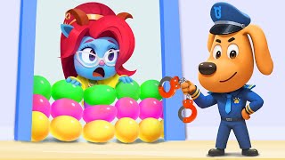 Sheriff Labrador Police Chase  Detective Story  Safety  Kids Cartoon  Sheriff Labrador  BabyBus [upl. by Ezri374]