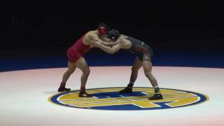 170 lbs Anthony Mantanona Palm Desert vs Abel Garcia Oakdale [upl. by Ynnoj748]