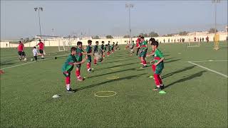 ONE TOUCH SKILLS  AL ETTIFAQ CLUB U8U9U10U11U12U13  COACH SAMI KHACHNAOUI [upl. by Sadick35]