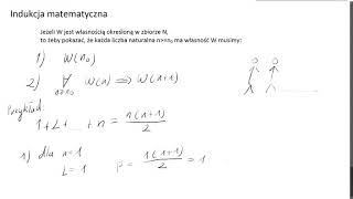 Indukcja matematyczna wprowadzenie i przykład z sumą n początkowych liczb naturalnych [upl. by Hedwiga391]