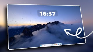 How to Customize Windows 11 Without Rainmeter [upl. by Pratte974]