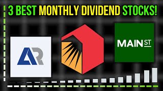 3 BEST Monthly Dividend Stocks To Buy amp Hold Forever [upl. by Naoma]