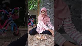 jeruk jadi labubu 🎃 funny shorts [upl. by Nnairrek]