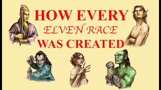 How Every Elven Race was Created in the Elder Scrolls [upl. by Aremat]