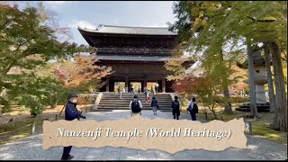 Nanzenji temple November in Kyoto [upl. by Chamberlain]