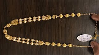 Beaded Long Pearl Necklace Designs 2019  Indian Jewellery Design 2019 [upl. by Ssyla]