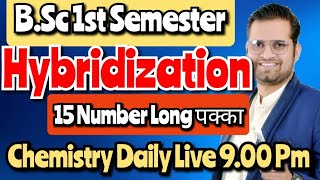 Hybridization bedkdian bsc1stsemester freeonlineclasses [upl. by Atnoled264]