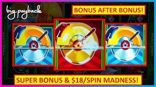 GOLDEN BUZZ SAW BONUS Huff N Even More Puff Slots And 18Spin BONUS [upl. by Nessy]