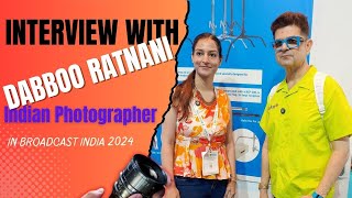 Meeting the Expert  The Dabboo Ratnani  during Broadcast India Show 2024 Mumbai [upl. by Mair]