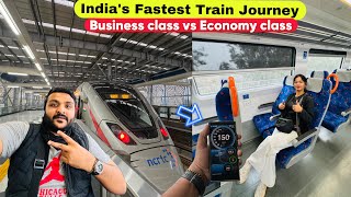 India’s Fastest Rapid Rail Business Class Journey  Ye apne India ka Bullet Train hai  New India [upl. by Goodhen]