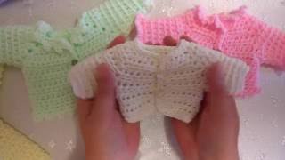 Introduction on how to crochet my easy cardigans 08082016 [upl. by Nine305]