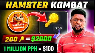 Hamster Kombat Token Price  How much Airdrop You can make with 1 million PPH [upl. by Naujak753]