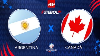 Argentina x Canadá  20062024  Copa América [upl. by Seravart]