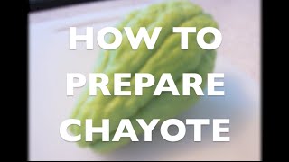 How To Eat A Chayote [upl. by Spalding411]