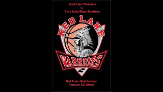 Red Lake Warriors vs Cass Lake  Bena Panthers 011223 [upl. by Bashemath21]