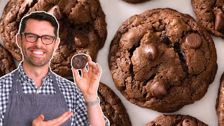 Super Easy Double Chocolate Chip Cookies Recipe [upl. by Fanchon673]