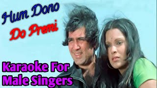 Hum Dono Do Premi  Karaoke With Female Voice Mithu Bhattacharya [upl. by Gabor272]