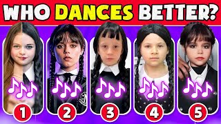 💃Who Dances Better – Wednesday Dance Edition🖤 Salish Matter Diana Like Nastya Skibidi  NT Quiz [upl. by Bendite293]