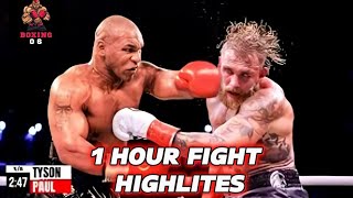 quotMike Tyson vs Jake Paul Full Fight Highlights from 1 Hour Agoquot [upl. by Muire]