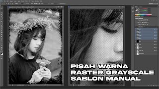 Tutorial Pisah Warna Raster Grayscale Foto  Tutorial Photoshop  1 [upl. by Massimo92]