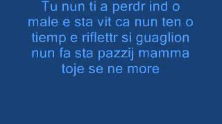 Marco Calone feat Anthony Nun Te Perdere  TESTO [upl. by Ahseya]