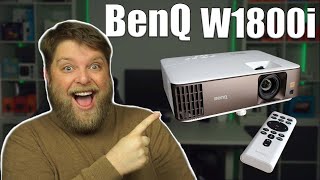 This Projector Shocked Me BenQ W1800i 4k [upl. by Proudman892]