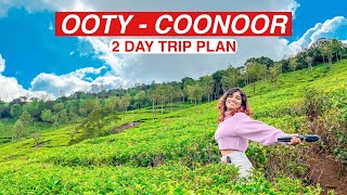 OotyCoonoor Travel Vlog  Toy Train Tea estates Zipline Highest peak amp more [upl. by Norrahc107]