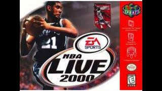 NBA Live 2000 N64 Lakers vs Pacers NBA Finals Game 4 June 14th 2000 [upl. by Earased]