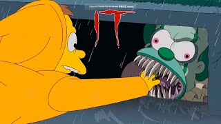 El payaso IT Los simpsons capitulos completos en español [upl. by Mialliw]