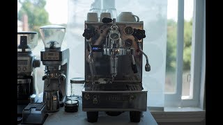 Coffee Expobar Brewtus IV with Profitec E61 Flow Control Device [upl. by Regni121]