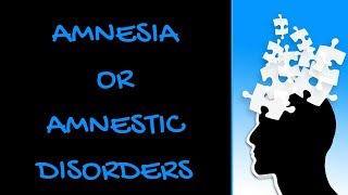 What causes amnestic disorder What is the treatment for amnesia [upl. by Asus]