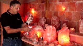 How to set up your Himalayan Salt Lamp  Cord amp Sweating Problems [upl. by Vatsug276]