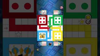 Ludo King Game in 4 Players Match Ludo King Game in 3 Players Match Ludo King Ludo game shorts [upl. by Quiteri]