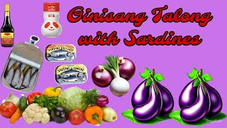 Ginisang Talong with Sardines Recipe cooking recipe eggplant sardinesrecipe [upl. by Prudi688]