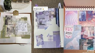 tiktok asmr journaling compilation [upl. by Llertnor601]