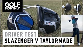 £50 vs £479 Driver Test I Slazenger vs TaylorMade I Golf Monthly [upl. by Anegue491]