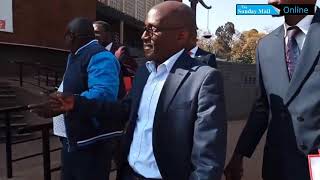 Harare Town Clerk Hosiah Chisango arriving at Harare Magistrates Courts [upl. by Suzi41]