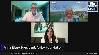 Anna Blue President AHLA Foundation on Moving ForWard [upl. by Araccat]