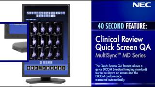 Clinical Review Quick Screen QA  NEC Display Solutions [upl. by Eppillihp]