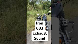 Iron 883 Exhaust Sound Iron 883 Exhaust Sound [upl. by Saxet870]