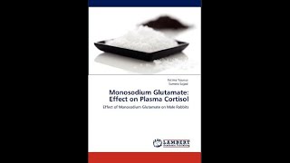 book review MSG effect on plasma cortisol by Younus [upl. by Acirretahs]