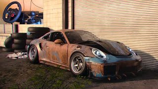 NFS HEAT  Rebuilding a PORSCHE 911 GT2 RS  LOGITECH G29 Gameplay [upl. by Byrle303]